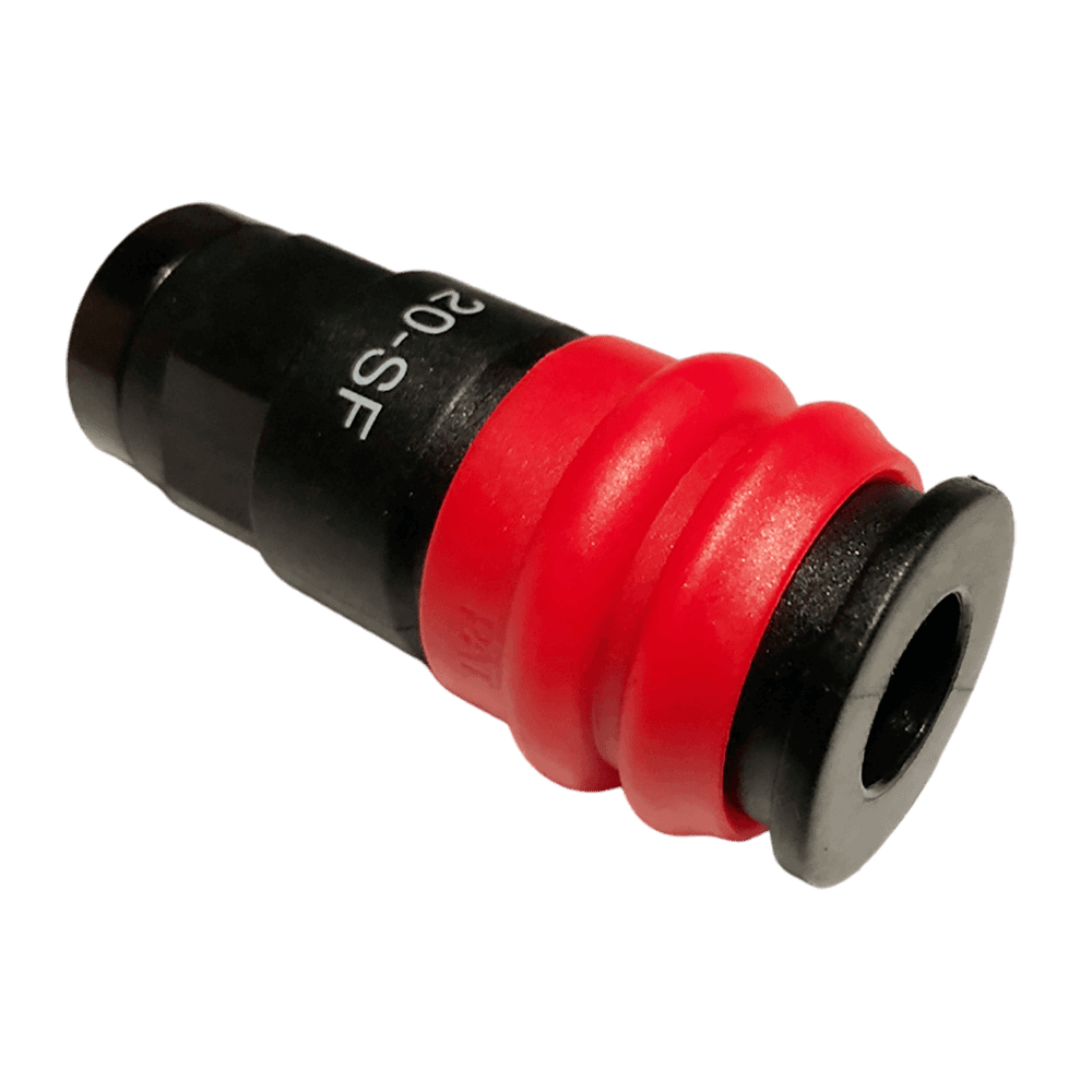 HRS-820SF Композитное пневматическое быстроразъёмное соединение, вн. резьба F 1/4"