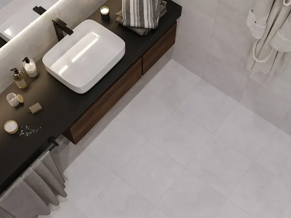 Плитка керамическая напольная CULTO Blaster матовый серый 40x40см, упаковка 1,12м2