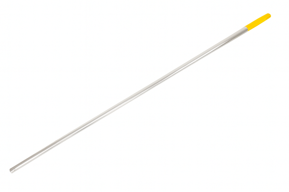 Рукоятка алюминивая 140см для флаундеров желтая
