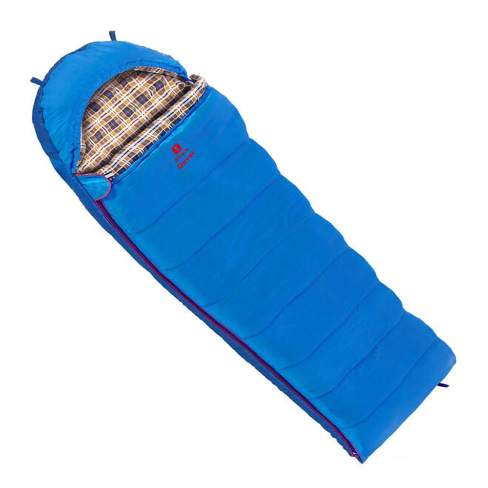 Спальный мешок одеяло BTrace Duvet 230*80 (0/-15) R серый/синий