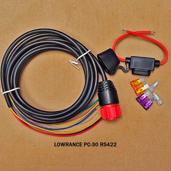 Кабель питания и передачи данных PC-30 RS422 для Lowrance HDS, Elite Ti / Ti2. Replacement 000-0127-49