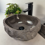Раковина из мрамора Erozy Grey EM-65323 38*33*15 0882