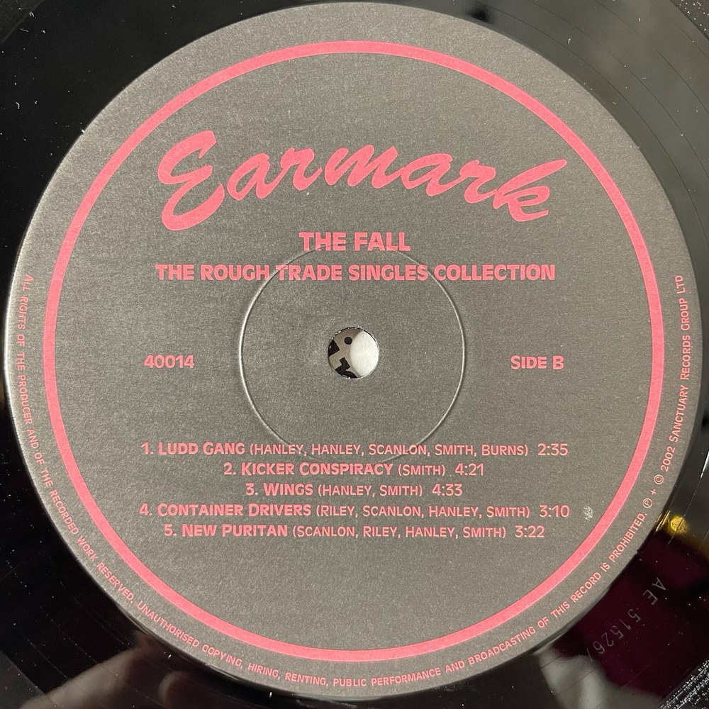 Винтажная виниловая пластинка LP The Fall The Rough Trade Singles Collection (Italy 2002)