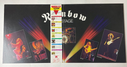 Винтажная виниловая пластинка LP Rainbow On Stage (Japan 1982) (Obi) Man On The Silver Mountain
