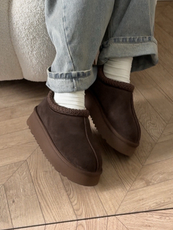 Угги из натуральной замши/Мех