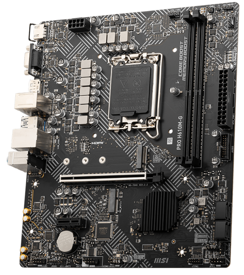 Материнская плата mATX MSI PRO H610M-G
