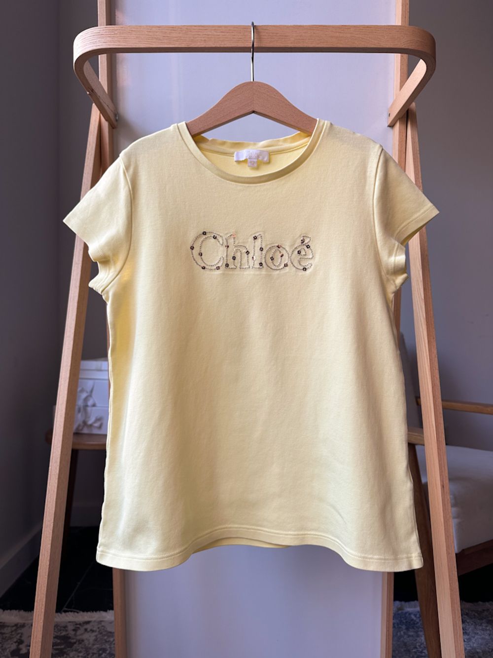 Хлопковая футболка Chloe, 152