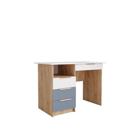 Стол письменный Лавис СТД 1070.1 (Дуб бунратти/Лазурь софт)