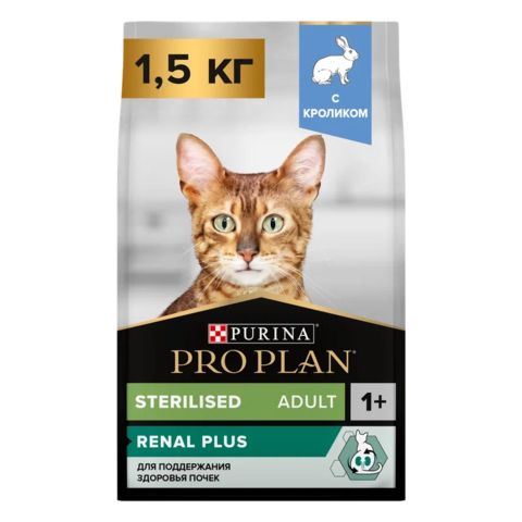 Pro Plan сухой корм для кошек стерилизованных (кролик) 1,5 кг