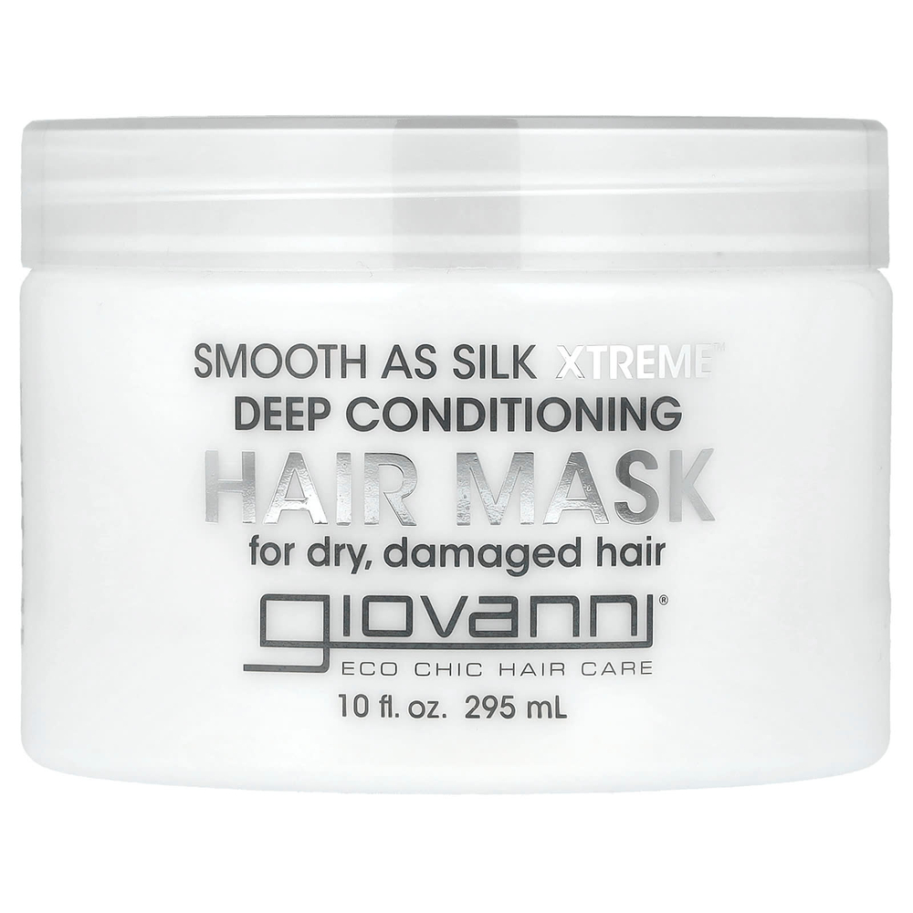 Giovanni, Smooth As Silk Xtreme ™, маска для волос глубокого кондиционирования, 295 мл (10 жидк. унц.)