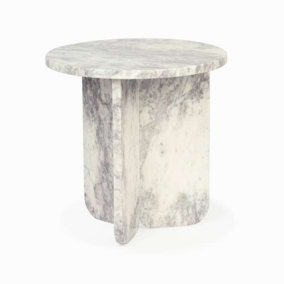 Кофейный стол Pia Ø41х41 см, фиолетовый индийский мрамор