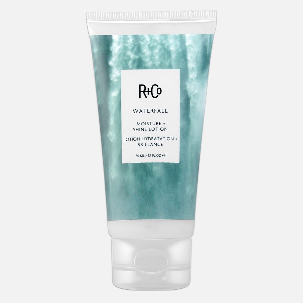 R+CO WATERFALL Moisture + Shine Lotion / ВОДОПАД увлажняющий лосьон для блеска, 147 мл