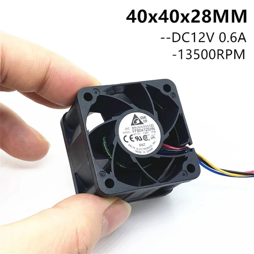 Вентилятор DC FFB0412SHN-F00 40x28 12VDC Delta Electronics