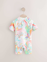 Купальник слитный на молнии для девочки Next E77-696, Розовый