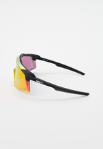 Спортивные очки 100% AEROCRAFT Soft Tact Black / HiPER Red Mirror Lens