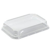 Крышка к контейнеру бумажному Sushi Box 13-19 ПЭТ (130х185х32мм) 1/600