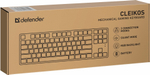 Клавиатура Defender Cleikos GK-135 черный