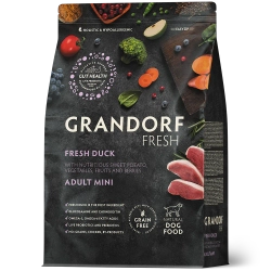 Grandorf Fresh, Fresh Duck, Adult Mini для собак мелких пород (Свежее мясо утки с бататом)