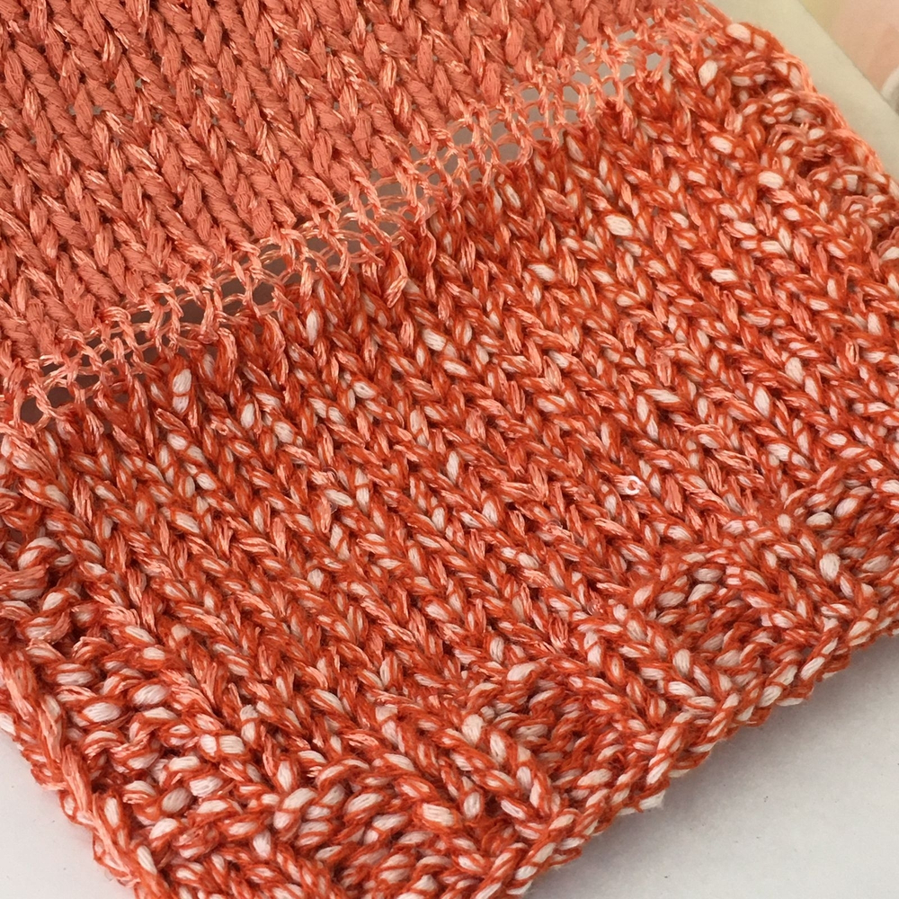 CAGE - E.Miroglio; 90% хлопок, 10% п/а; 230м/100гр; col. Z7B Красное оплетение, белый шнурок внутри; S709
