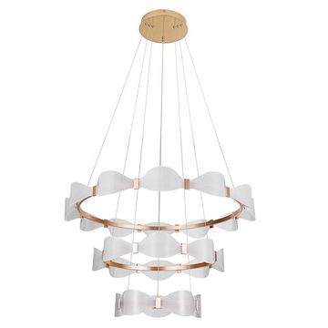 Подвесной светодиодный светильник 72W 4000К A1868SP-3PB латунь Grace Arte Lamp