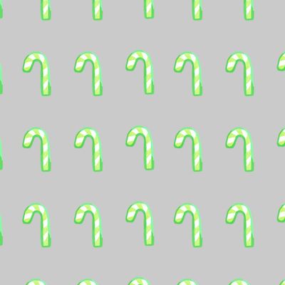 Бесшовный акварельный принт зелёным рождеством