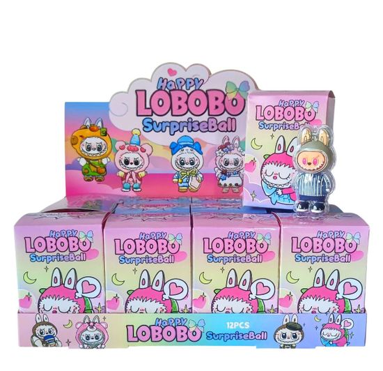 Брелок-Сюрприз Бокс Лабубу в пластиковом чехле, 8см