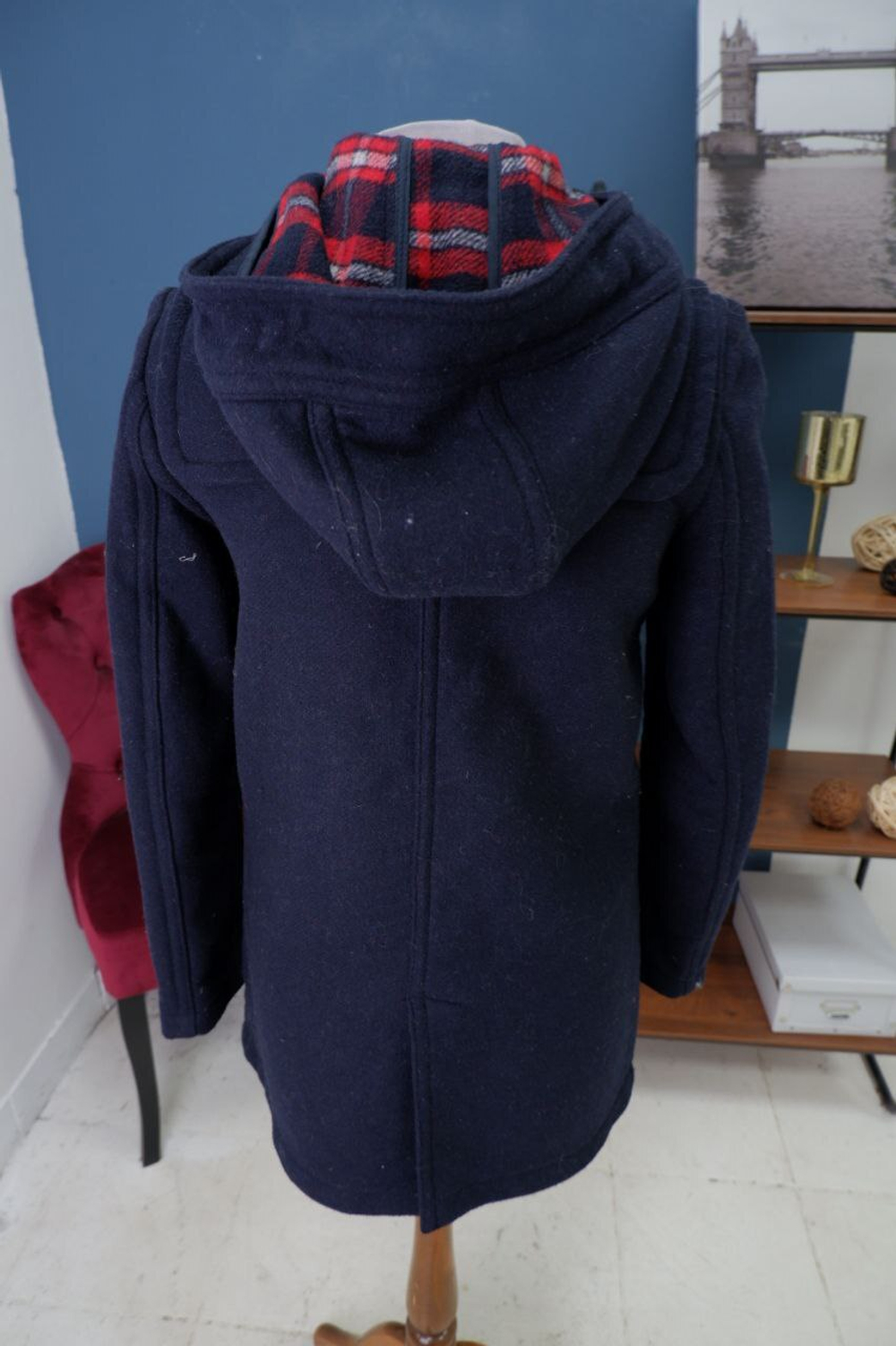 Пальто Stradivarius с шерстью 44 размер