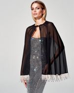 Кейп с кристаллами Swarovski