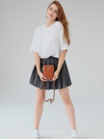 Сумка через плечо маленькая кросс боди для телефона кожаная