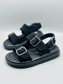 Удобные детские замшевые босоножки Buba Suede