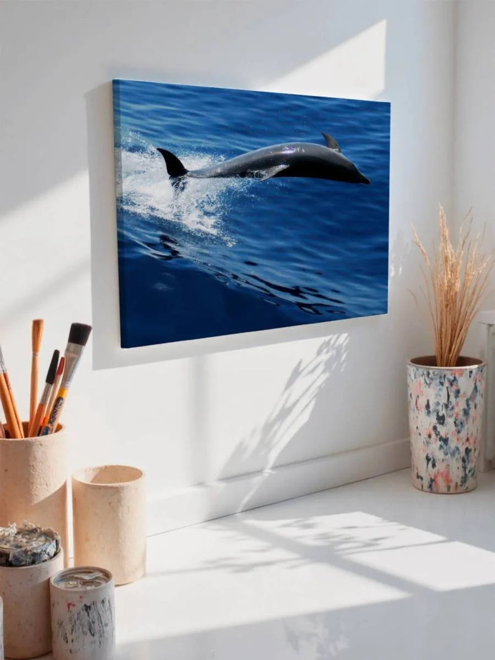 Картина на стену 40 X 50 Дельфин