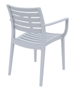 Кресло пластиковое Siesta Contract Artemis, серебристый