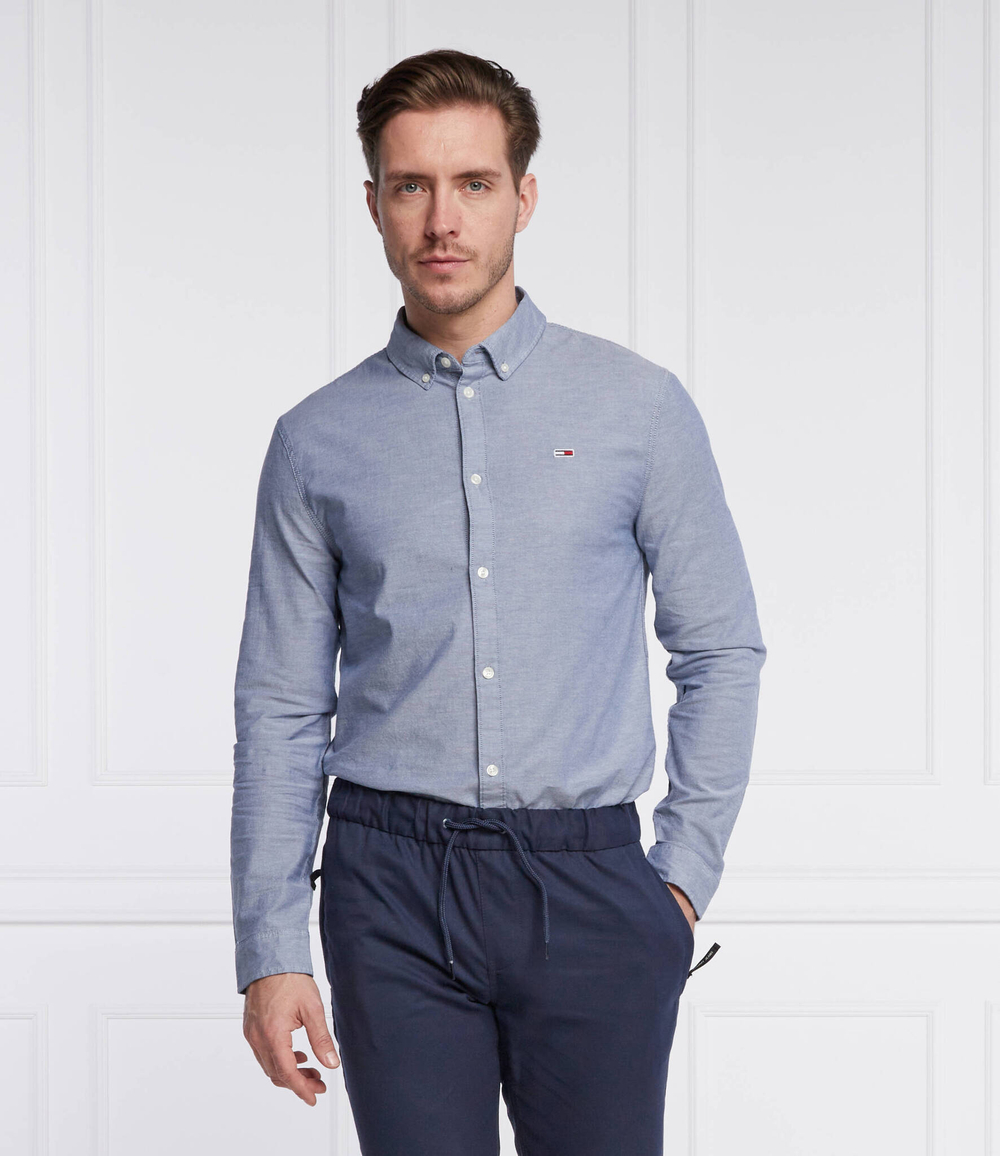 рубашка Tommy Jeans - голубой(DM0DM09594)