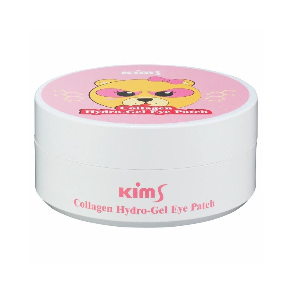 Гидрогелевые патчи с коллагеном Kims Collagen Hydro-Gel Eye Patch (60 шт. в баночке, размер S)