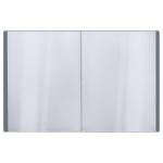 Папка с 60 вкладышами, Стамм Стандарт, 700мкм, корешок 21мм, серая