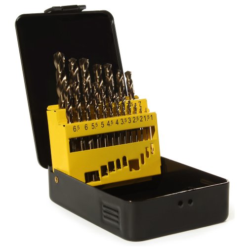 Набор сверл ГРАНИТ по металлу HSS-Co из 19 штук