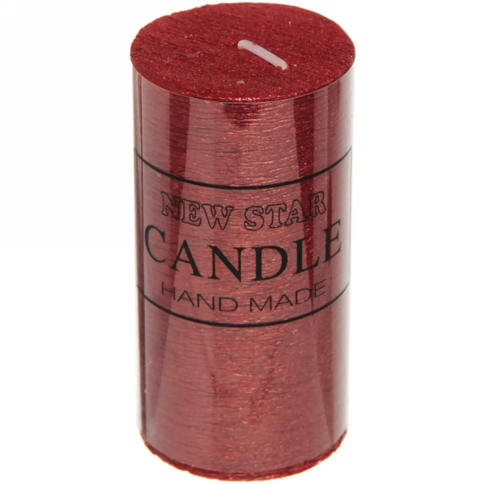 Свеча «New Star» 5*10см цвет красный ZD-073