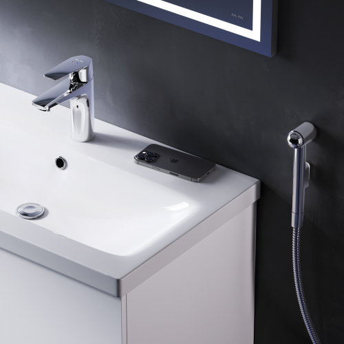 Смеситель для раковины с гигиеническим душем AM.PM Gem F90A03000