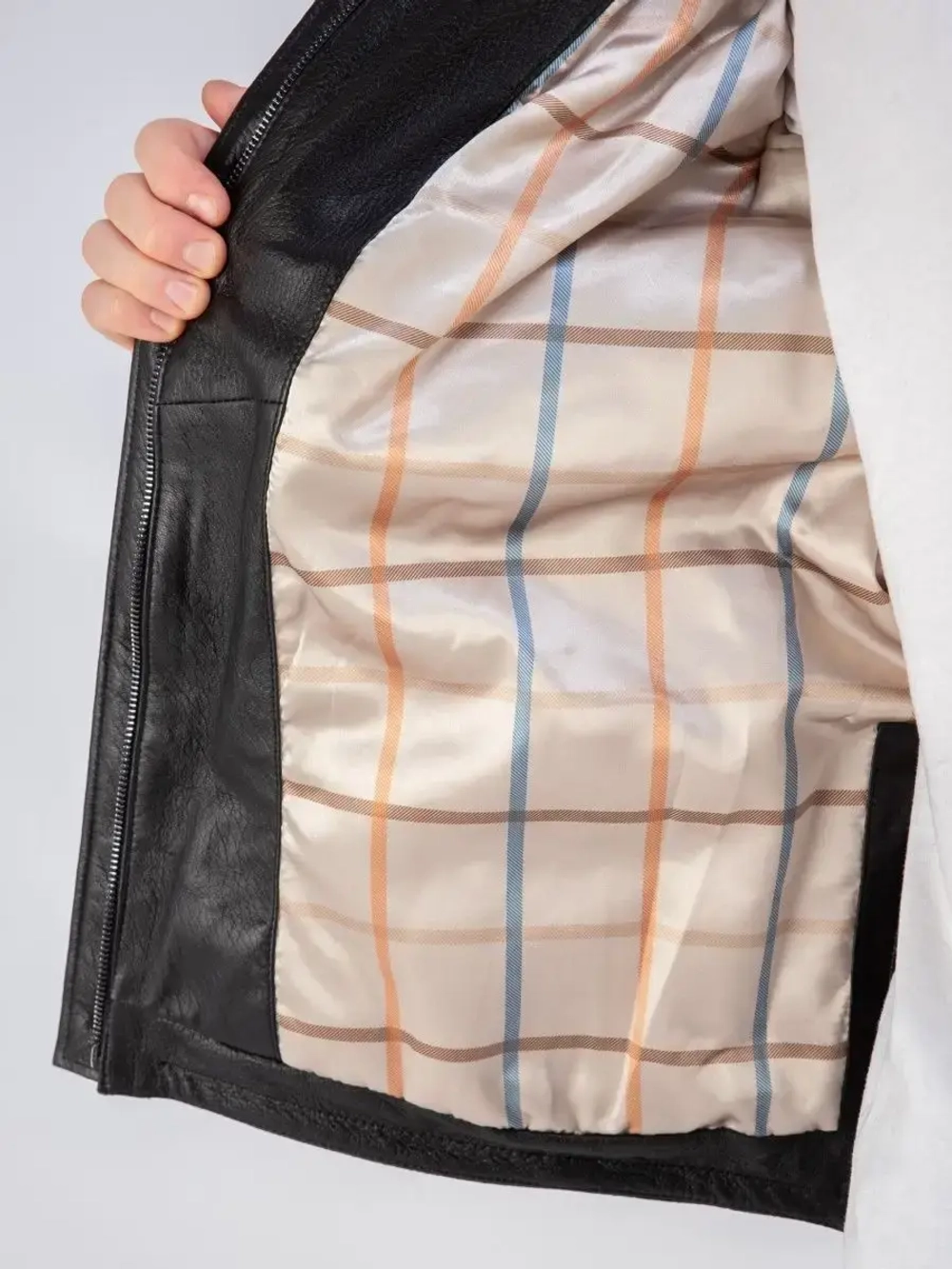 Куртка мужская кожаная из натуральной кожи