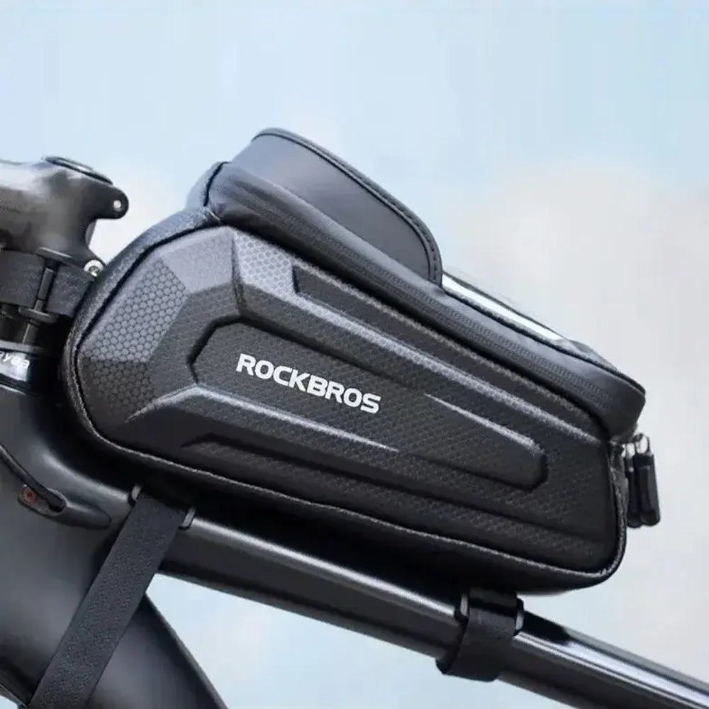 Сумка велосипедная на раму Rockbros B68, 24*10*8,2 см, объем 1,7л