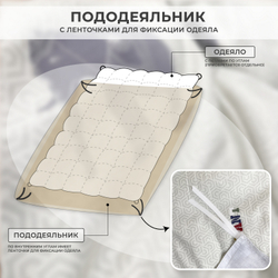 Комплект постельного белья Сатин 100% хлопок C649