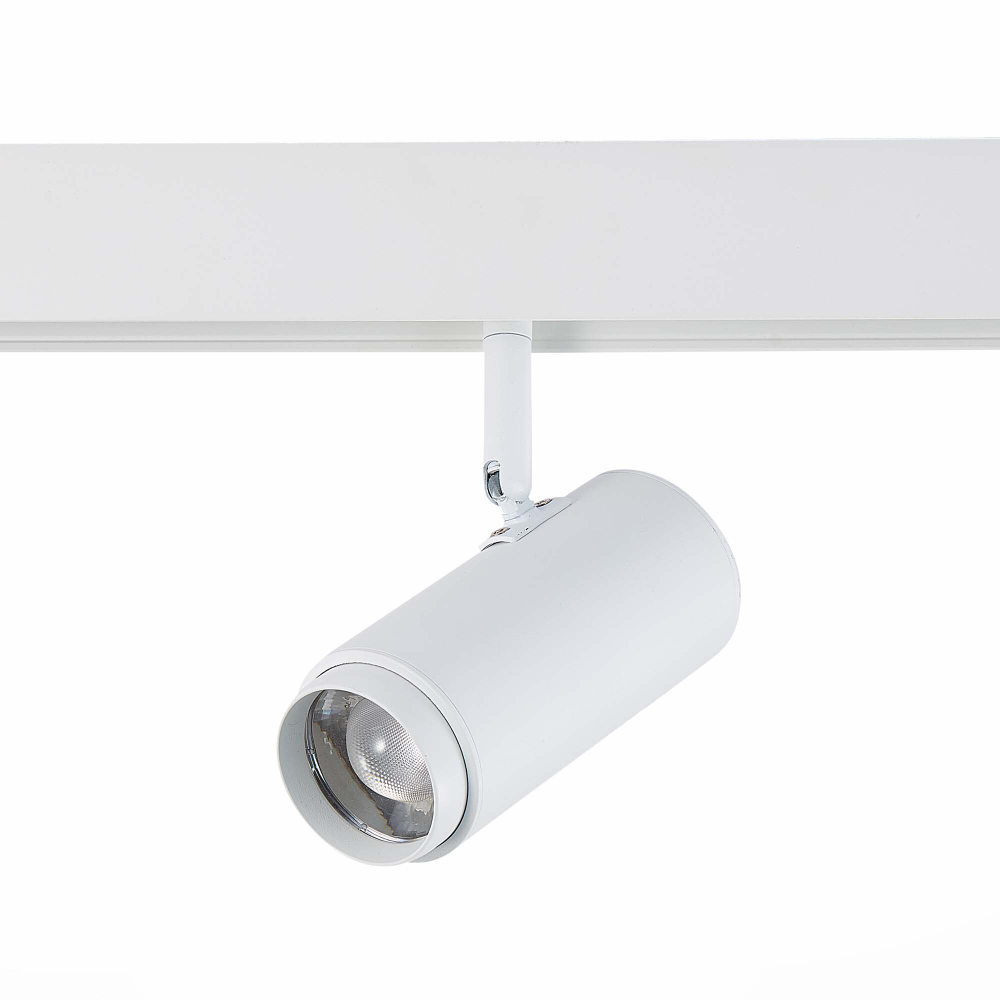 ST357.546.06 Магнитный трековый светильник ZOOM Белый LED 1*6W 4000K 667Lm Ra&gt;80 10-60° IP20 L137xW59xH178 48V SKYLINE 48