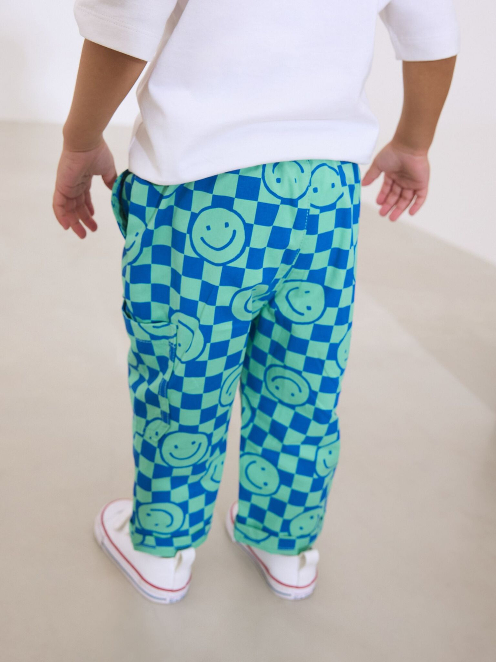 Брюки для мальчика Next AB8-361, Синий, Мятный