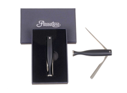 Тампер трубочный Passatore в подарочной упаковке, черный металлик (Германия)