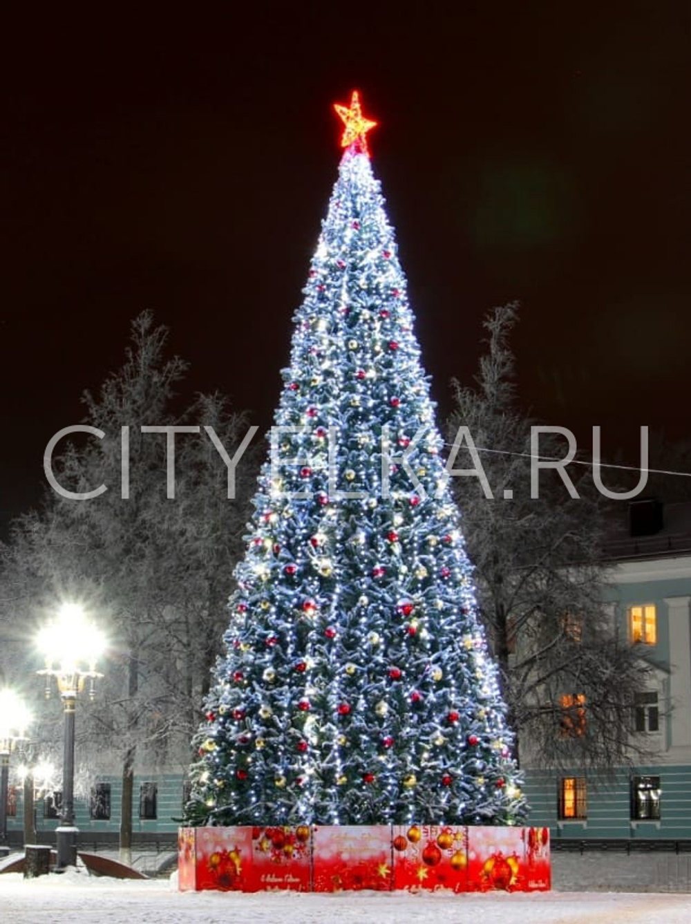 Сосна уличная искусственная "Уральская" каркасная