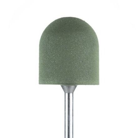 Полировщик силиконовый зеленый Конус закругленный большой, 150 грит