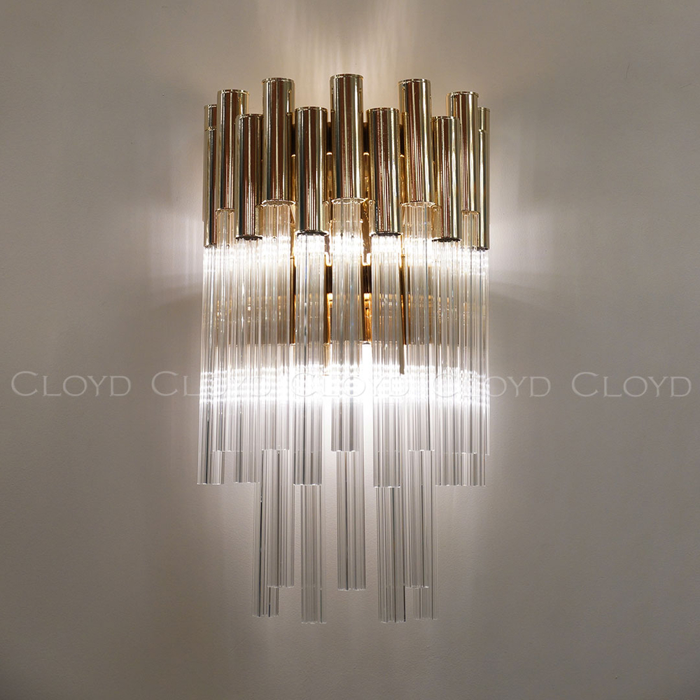 Бра Cloyd MASSOLIT W3 / выс. 48 см - золото (арт.20417)