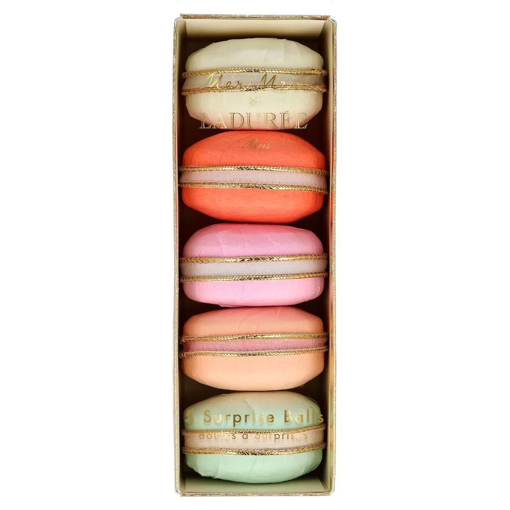 Шарики с сюрпризом "Laduree Paris" в форме Macaron 5 шт (2023)