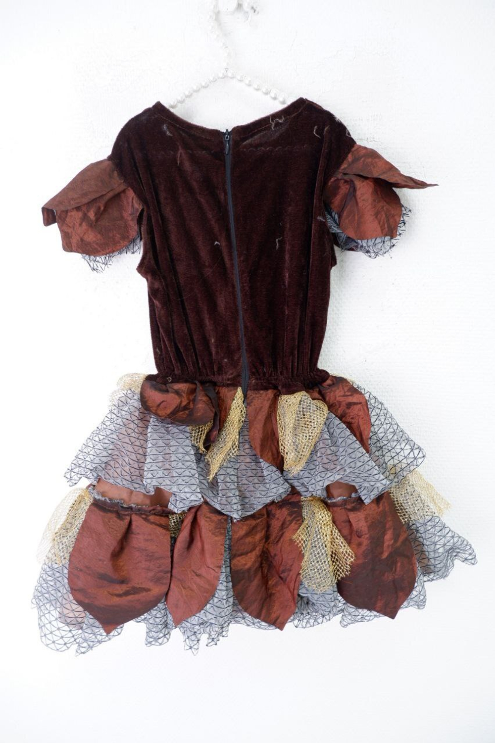 Платье "Балаган" карнавальное на 9-10 лет