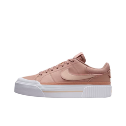 alt="Nike Court Vision Alta Pink Oxford DM0113-600 женские кроссовки на платформе нежно-розового цвета вид сбоку на белом фоне"